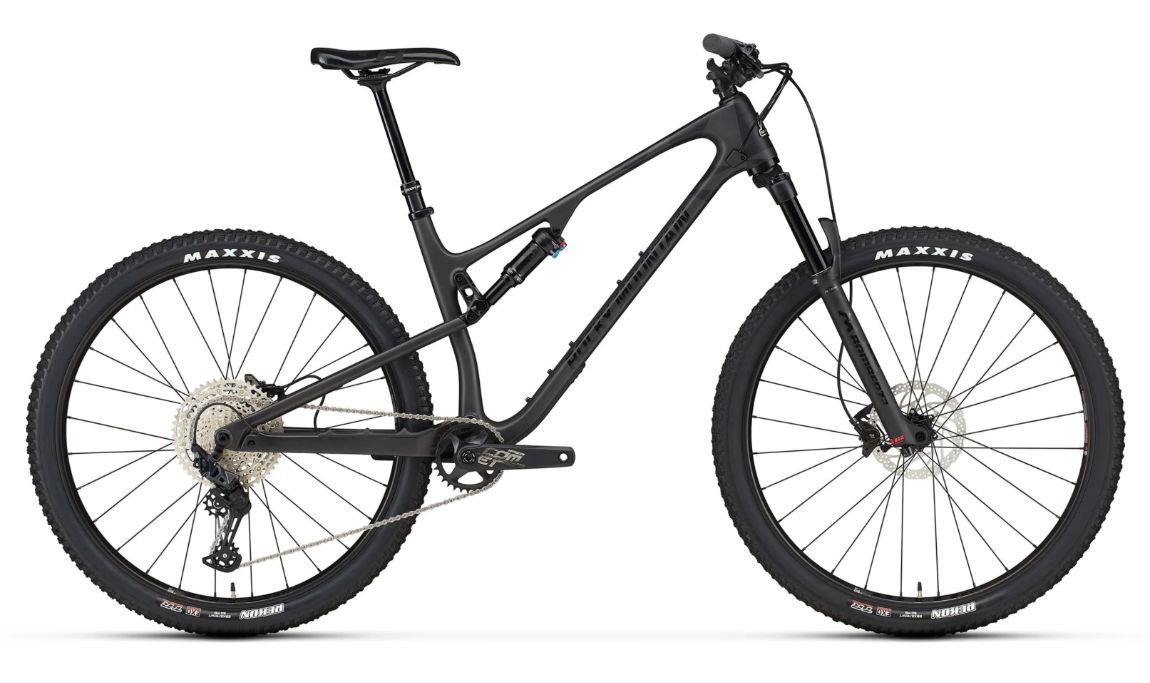 Black 2022 Rocky Mountain Element Carbon 30 cross-country mountain bike