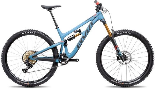 Slate blue 2020 Pivot Firebird Pro X01 enduro bike