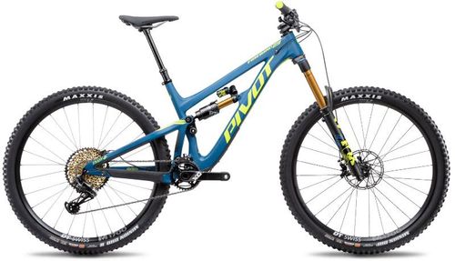 Steel blue 2020 Pivot Firebird Pro X01 enduro mountain bike