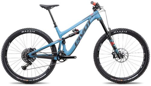 Slate blue 2020 Pivot Firebird Race X01 mountain bike