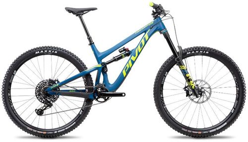 Steel blue 2020 Pivot Firebird Race X01 enduro bike