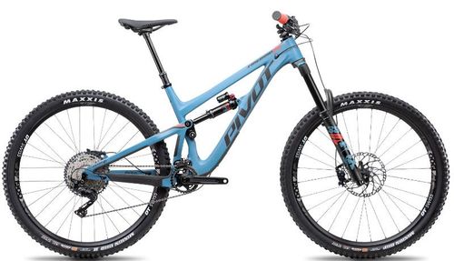 Slate blue 2020 Pivot Firebird Race XT all mountain bike