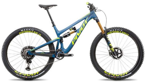 Steel blue 2020 Pivot Firebird Team XTR enduro bike