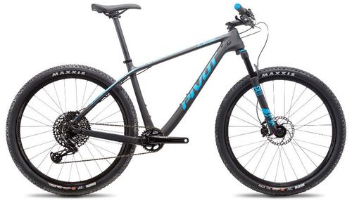 Black and blue 2020 Pivot LES 27.5 Race X01 bike