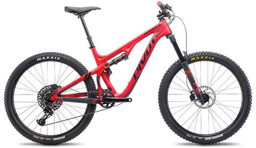 Red 2020 Pivot Race X01 Mach 5.5 bike