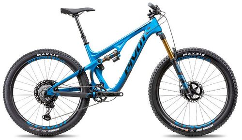 Blue 2020 Pivot Team XTR Mach 5.5 mountain bike