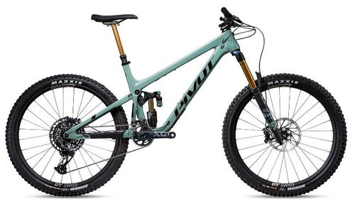 Mint green 2020 Pivot Mach 6 Pro X01 enduro mountain bike