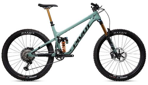 Mint green 2020 Pivot Mach 6 Pro XTR Coil mountain bike