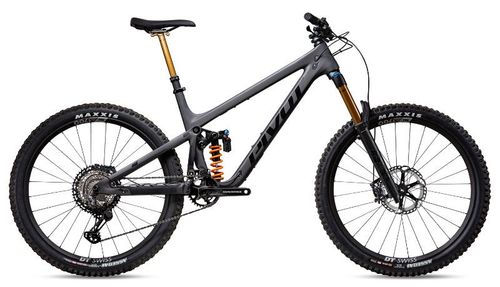 Dark grey 2020 Pivot Mach 6 Pro XTR Coil enduro mountain bike