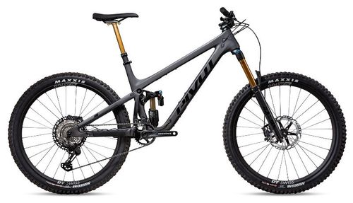 Dark gray 2020 Pivot Mach 6 Pro XTR enduro mountain bike