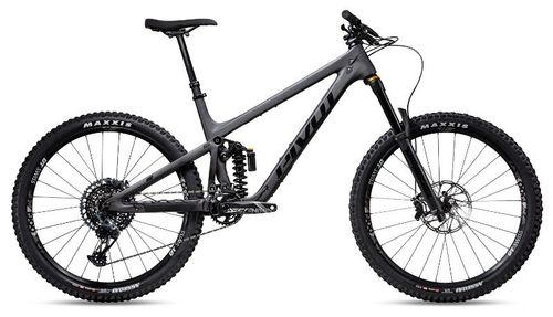 Dark grey 2020 Pivot Mach 6 Race X01 Coil enduro mountain bike