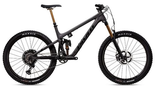 Dark gray 2020 Pivot Mach 6 Team XTR with Fox Live Valve enduro bike