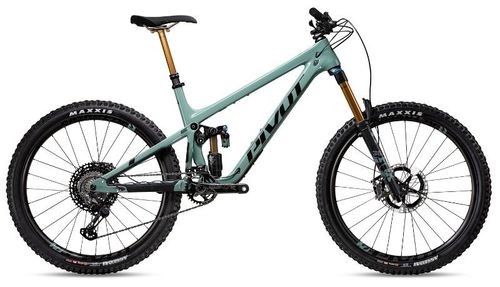 Mint green 2020 Pivot Mach 6 Team XTR enduro mountain bike