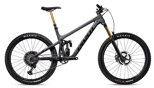 Dark gray 2020 Pivot Mach 6 Team XTR enduro mountain bike