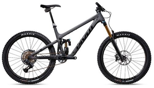 Dark gray 2020 Pivot Mach 6 Team XX1 AXS enduro mountain bike