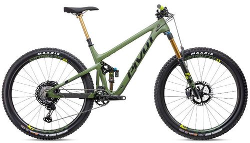 Olive green 2020 Pivot Switchblade Team XTR enduro mountain bike