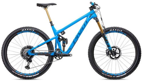 Blue 2020 Pivot Switchblade Team XTR with Fox Live Valve enduro bike