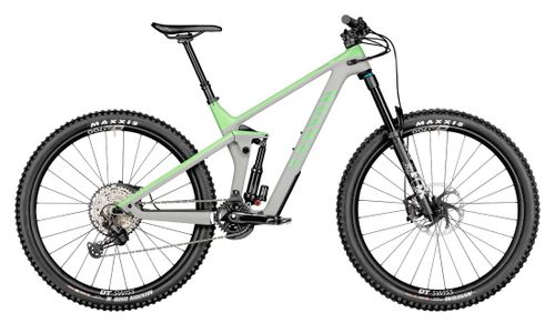 2021 light green and gray Canyon Strive CF 8 enduro bike