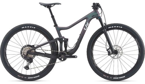 Dark iridescent 2021 Liv Pique Advanced Pro 1 cross-country mountain bike