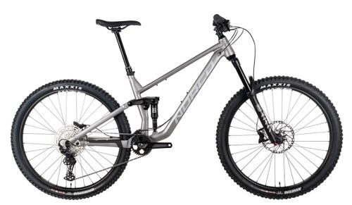 Silver 2021 Norco Sight A3 full-suspension mountain bike