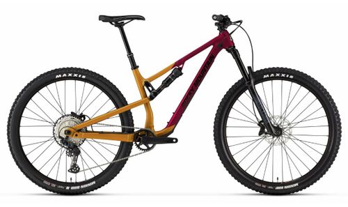 Yellow and red 2021 Rocky Mountain Instinct Alloy 30 trail bike