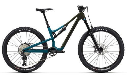 Blue green 2021 Rocky Mountain Instinct Carbon 50 trail mountain bike