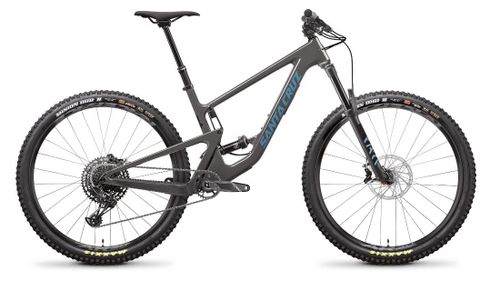2021 dark gray Santa Cruz Hightower C R all-mountain bike