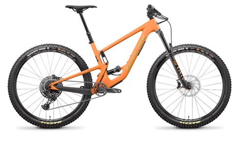 2021 orange Santa Cruz Hightower C R all-mountain bike