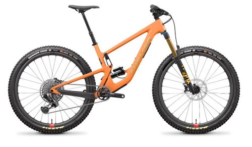2021 orange Santa Cruz Hightower CC X01 AXS trail mountain bike