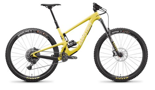 Yellow 2021 Santa Cruz Megatower mountain bike