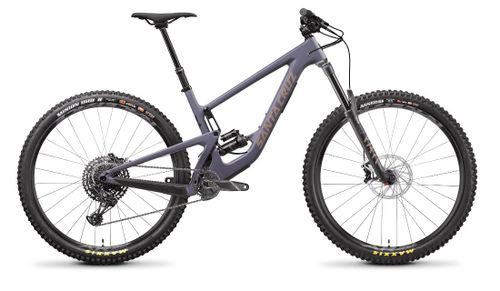 Purple gray 2021 Santa Cruz Megatower R mountain bike