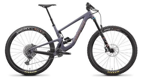Purple gray 2021 Santa Cruz Megatower S mountain bike