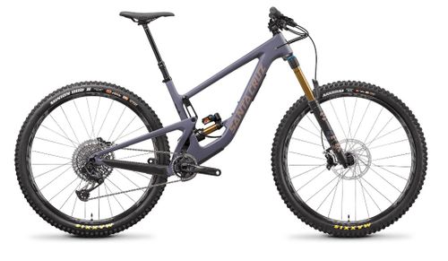 Purple grey 2021 Santa Cruz Megatower X01 CC mountain bike