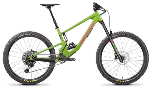 Lime green 2021 Santa Cruz Nomad R mountain bike