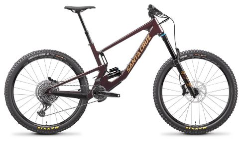 Dark red 2021 Santa Cruz Nomad S mountain bike