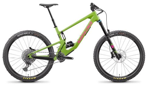 Lime green 2021 Santa Cruz Nomad S mountain bike