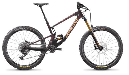 Dark red 2021 Santa Cruz Nomad X01 mountain bike