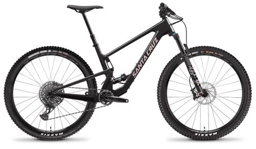 Black 2021 Santa Cruz Tallboy S Carbon trail bike