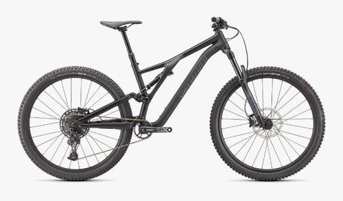 Black 2021 Specialized Stumpjumper Alloy mountain bike