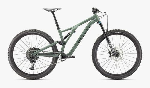 Sage green 2021 Specialized Stumpjumper Comp Alloy mountain bike