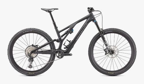 Black 2021 Specialized Stumpjumper EVO Comp mountain bike