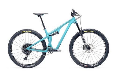 Turquoise 2021 Yeti SB115 C2 down country mountain bike