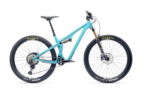 Turquoise 2021 Yeti SB115 T1 down country mountain bike