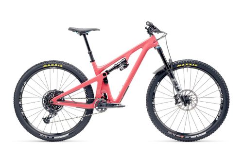 Light pink 2021 Yeti SB130 C2 trail mountain bike