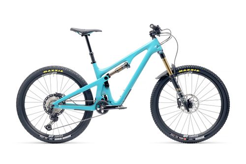 Turquoise 2021 Yeti SB140 T1 trail mountain bike