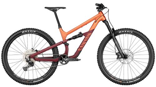 2022 light and dark orange Canyon Spectral 125 AL 5 trail mountain bike