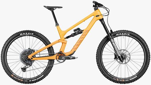 Light orange 2022 Canyon Torque CF 7 mountain bike