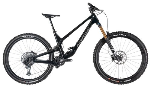 Black 2022 Norco Range C1 full suspension mountain bike