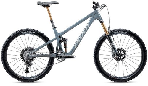 2022 gray blue Pivot Shadowcat Pro XT/XTR trail mountain bike