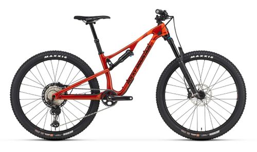 Orange 2022 Rocky Mountain Element Carbon 70 down-country bike